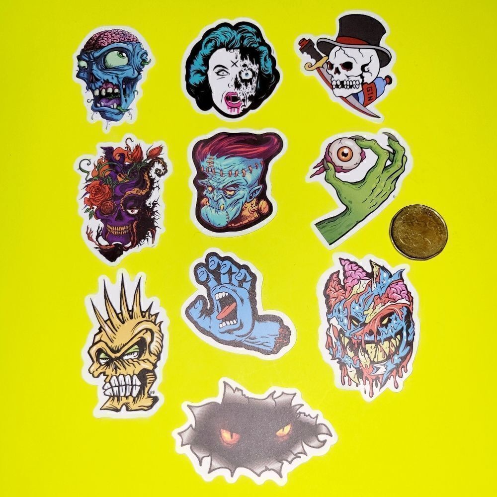 3/$20 brand new 10x waterproof stickers
